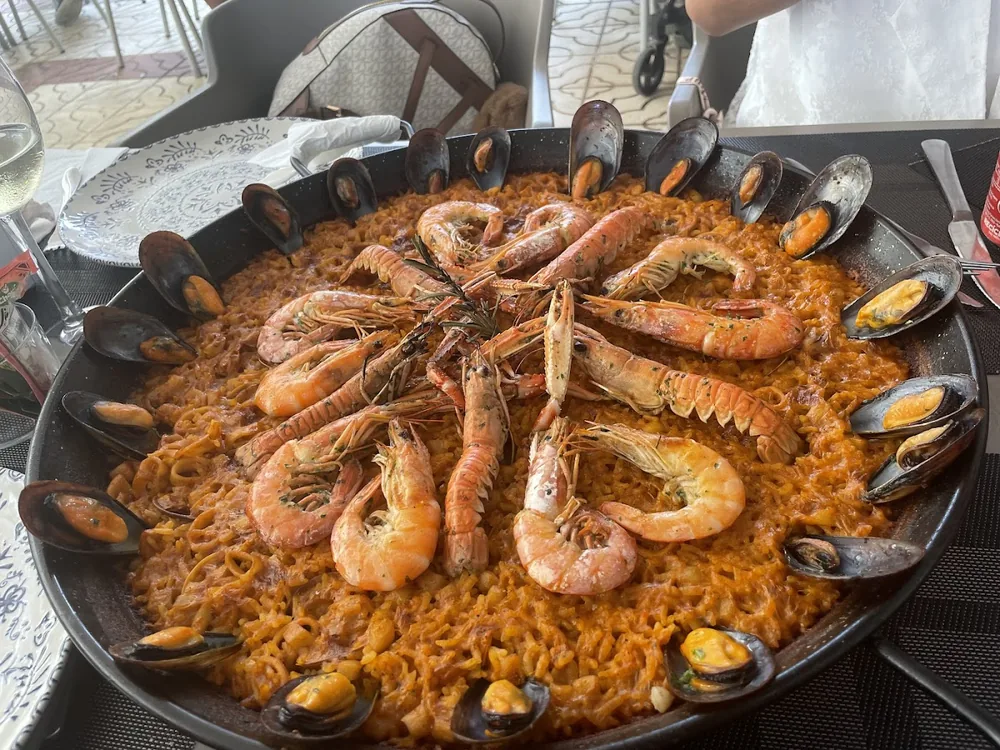 Paella de marisco
